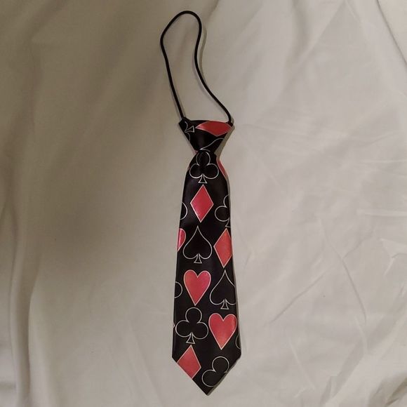 NEW CARD SUITS TIE - Picture 1 of 2